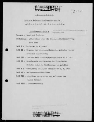 Thumbnail for Chapter 4 - C Series Manuscripts > C-042, Summary on History Writing at Allendorf and Neustadt (1946-48)