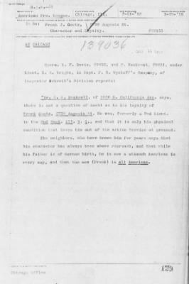 Old German Files, 1909-21 > Frank J. Goetz (#8000-139036)