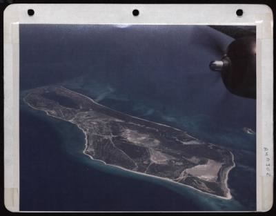 General > Aerial Of Island In The Saices Bank, In The Atlantic Ocean.