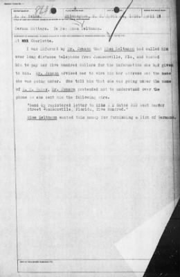 Old German Files, 1909-21 > Miss Anna Zeltman (#8000-8646)