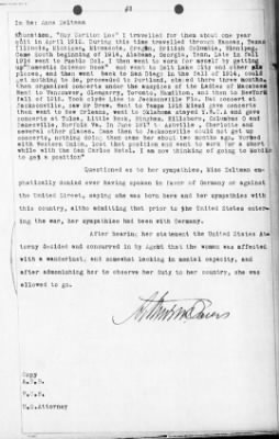 Old German Files, 1909-21 > Miss Anna Zeltman (#8000-8646)