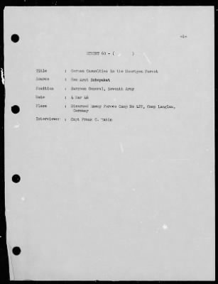 Chapter 1 European Theater (ETHINT) > ETHINT-60, Seventh Army Losses, Huertgen Forest (20 Sep.-10 Dec. 1944)