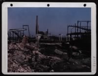 Dr. Albrecht Examining What Remains Of The Deurag-Neurag Oil Refinery.  Top The Left Of The Kodachrome Is The Expansion Loop In The Make-Men-Do Steam Line Supported On A Pipe Trestle Welded From Salvaged Pipe. - Page 1