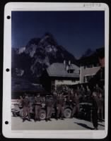 Lt. Louis Merz Points Out Interesting Sights In Berchtesgaden, Germany, To A Group Of Soldiers Of The 101St Airborne Division'S 327Th Glider Infantry Regiment. - Page 1