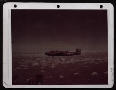 Thumbnail for ␀ > North American B-25 'Mitchell' Of The 9Th Af En Route To Bomb Nazi Installations In Joint Air-Ground Operations.