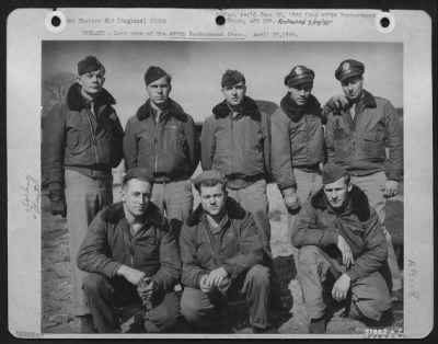 Consolidated > England - Lead Crew Of The 487Th Bombardment Group.  April 22, 1945.