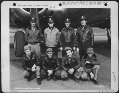 Consolidated > Crew Of The 92Nd Bomb Group Beside A Boeing B-17 Flying Fortress.  England, 29 August 1944.