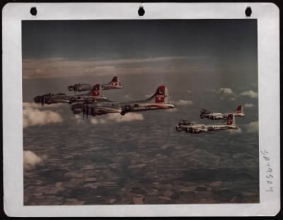 Boeing > Boeing B-17S Of The 8Th Air Force In Practice Formation Over England.