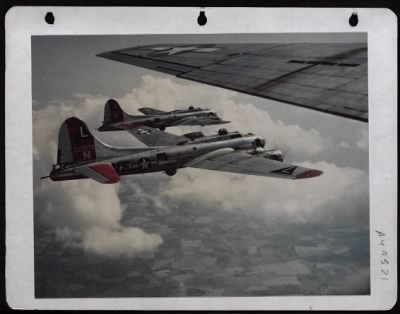 Boeing > Boeing B-17S Of The 8Th Air Force Practicing Combat 'Box' Formation Over England.
