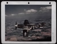 A North American P-51 'Mustang' Heading Home After A Mission. - Page 1