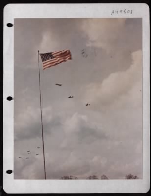 Boeing > Formation Of Boeing B-17S Of The 8Th Air Force Peeling Off For A Landing.