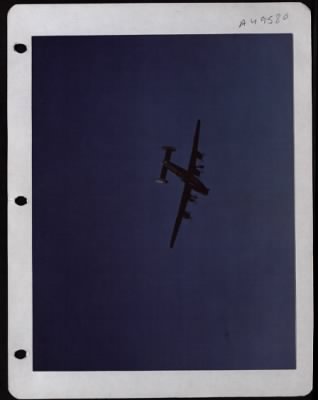 Thumbnail for Consolidated > A Consolidated B-24 Of The 8Th Air Force Coming In For A Landing.