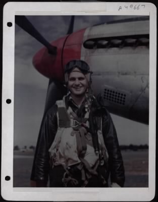 Thumbnail for Fighter > Lt. Hugh Lindsay, Paoli, Penn., Pilot Of A P-51 Of The 8Th Air Force In England.