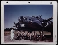 England.....Capt. Michael Ragan, Catholic Chaplain, Holds Services Crew Of B-17 'Fifinella' Prior To Take-Off. - Page 1