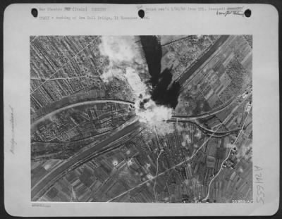 Consolidated > ITALY-Bombing of Ora Rail Bridge, 11 November 1944.