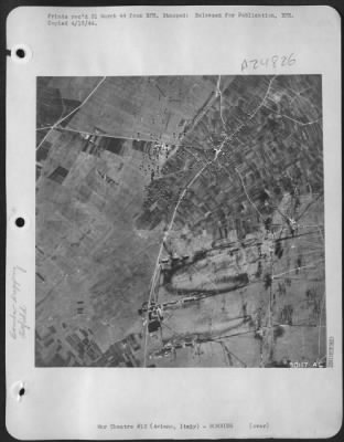 Consolidated > Thousands of fragmentation bombs were loosed during this raid on Aviano Airdrome in Italy, a base for large bombers and Nazi dive bombers. This successful raid was carried out by B-17 Flying Fortresses of the 15th AAF on 28 Jan.