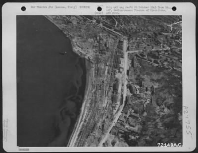 Consolidated > Marshalling Yards At Ancona, Italy, Were Bombed Day And Night By Planes Of The Mediterranean Allied Air Forces.