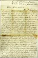 Union Captain George M Detwiler Civil War letter