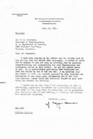 Letter from J.Edgar Hoover