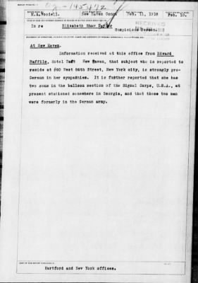 Old German Files, 1909-21 > Elizabeth Shaw Taylor (#8000-145472)