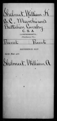 William H > Shelmut, William H