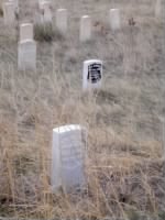 Last Stand Hill, Grave Markers