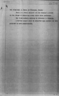 Miscellaneous Files, 1909-21 > Herman J. Blumson (#40704)