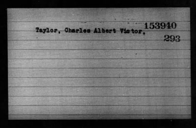 Taylor > Taylor, Charles Albert Victor,