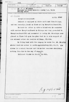 Old German Files, 1909-21 > Mr. C. A. Brantley (#8000-146043)