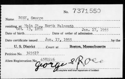 1955 > ROSE, George