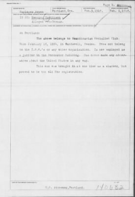 Old German Files, 1909-21 > Henning Hawkinson (#140632)