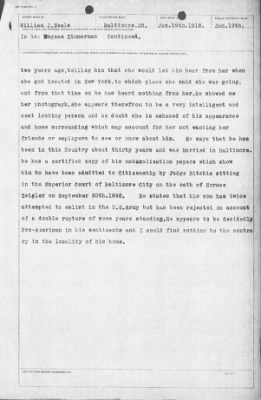 Old German Files, 1909-21 > Eugene Zimmerman (#8000-131832)