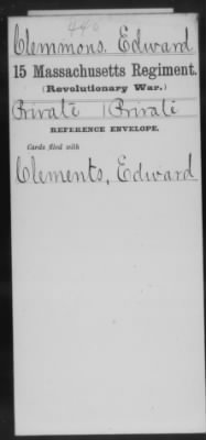 Edward > Clemmons, Edward