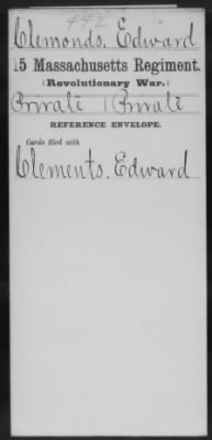 Edward > Clemonds, Edward