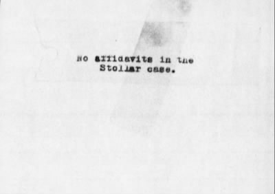 Old German Files, 1909-21 > Morris A. Stolar (#8000-158415)