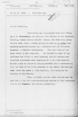 Old German Files, 1909-21 > Francis B. Witte (#106551)