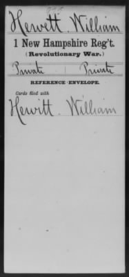 William > Hewett, William