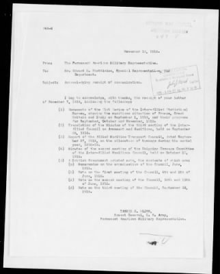 American Section > Records, including minutes, of the Inter-Allied Munitions Council