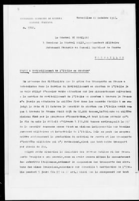 American Section > Correspondence and notes on the coal supply in Italy