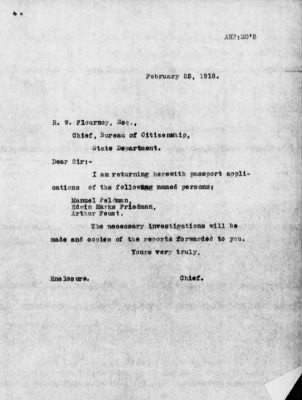 Old German Files, 1909-21 > Manuel Feldman (#144516)