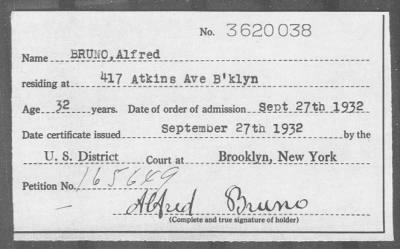 Thumbnail for 1932 > BRUNO, Alfred