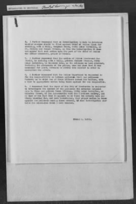 251-300 > 272 - Memo from Emmett J. Scott to Genl. E.L. Munson, Chief, Morale Branch. Re: Report made by colored Sgts. Cyrus W. Perry and I.H. Holmon.