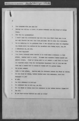 251-300 > 272 - Memo from Emmett J. Scott to Genl. E.L. Munson, Chief, Morale Branch. Re: Report made by colored Sgts. Cyrus W. Perry and I.H. Holmon.