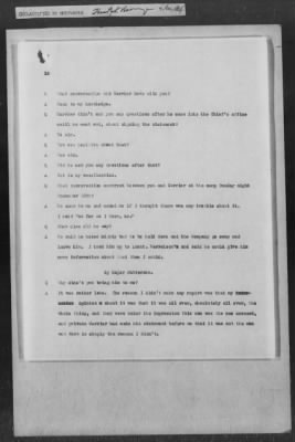 251-300 > 272 - Memo from Emmett J. Scott to Genl. E.L. Munson, Chief, Morale Branch. Re: Report made by colored Sgts. Cyrus W. Perry and I.H. Holmon.