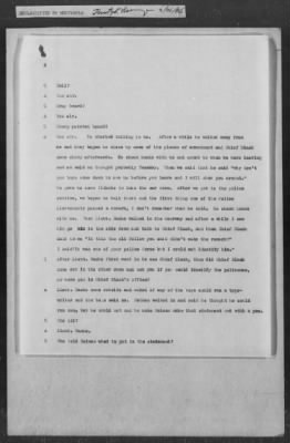 251-300 > 272 - Memo from Emmett J. Scott to Genl. E.L. Munson, Chief, Morale Branch. Re: Report made by colored Sgts. Cyrus W. Perry and I.H. Holmon.