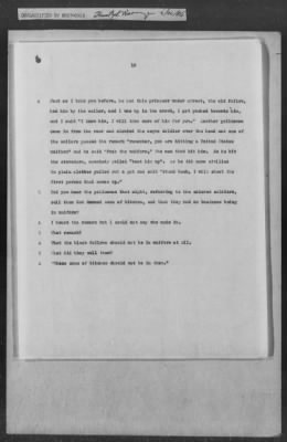 251-300 > 272 - Memo from Emmett J. Scott to Genl. E.L. Munson, Chief, Morale Branch. Re: Report made by colored Sgts. Cyrus W. Perry and I.H. Holmon.