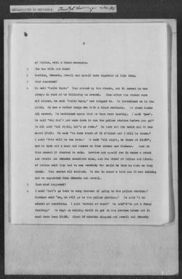 251-300 > 272 - Memo from Emmett J. Scott to Genl. E.L. Munson, Chief, Morale Branch. Re: Report made by colored Sgts. Cyrus W. Perry and I.H. Holmon.