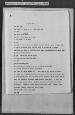 251-300 > 272 - Memo from Emmett J. Scott to Genl. E.L. Munson, Chief, Morale Branch. Re: Report made by colored Sgts. Cyrus W. Perry and I.H. Holmon.