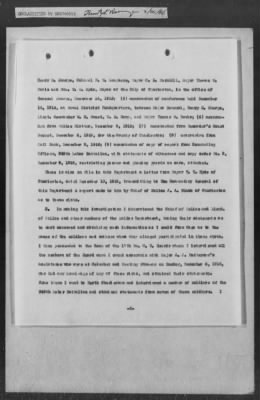 251-300 > 272 - Memo from Emmett J. Scott to Genl. E.L. Munson, Chief, Morale Branch. Re: Report made by colored Sgts. Cyrus W. Perry and I.H. Holmon.