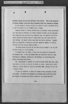 251-300 > 272 - Memo from Emmett J. Scott to Genl. E.L. Munson, Chief, Morale Branch. Re: Report made by colored Sgts. Cyrus W. Perry and I.H. Holmon.